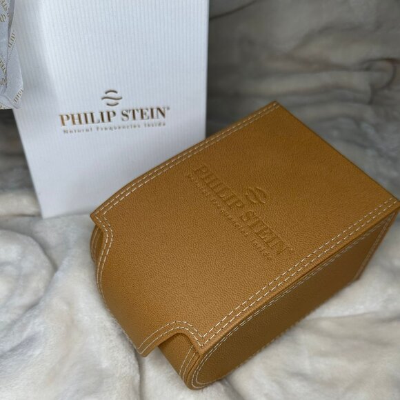 Philip Stein White Ceramic Dual Time Watch - Natural Frequency Tech - Like-New - Picture 7 of 7